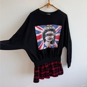 Sex Pistols inspired sweatshirt sm/md